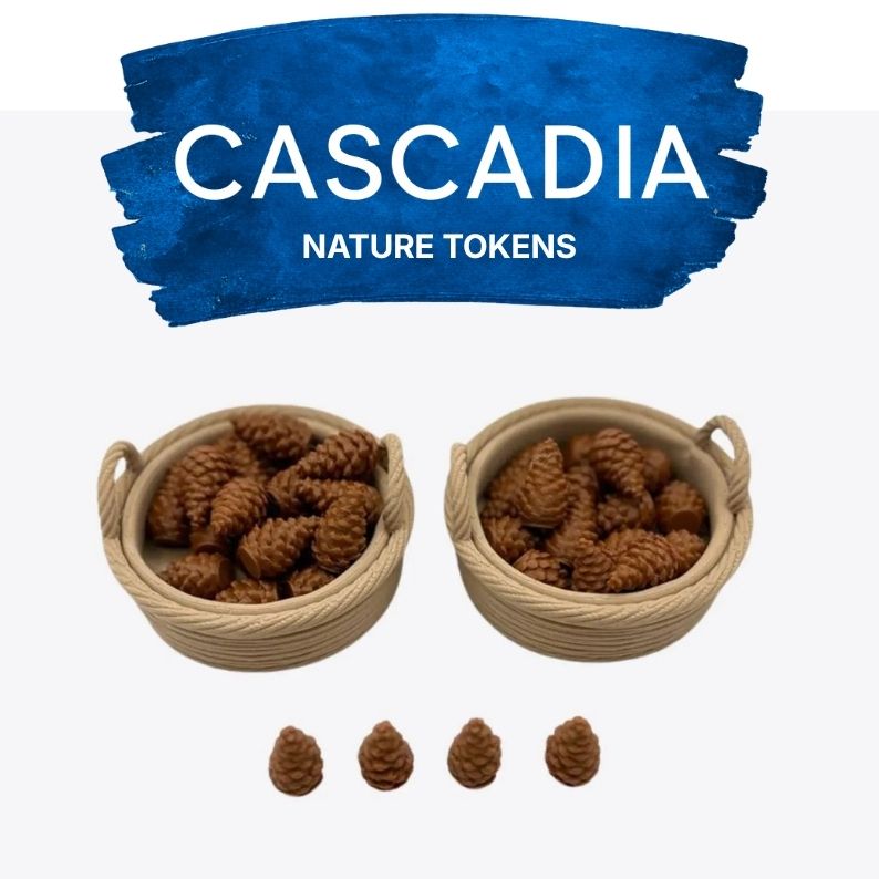 Cascadia – Nature Tokens (Set of 25) Upgrades & 3D Printed Accessories | Mi tienda