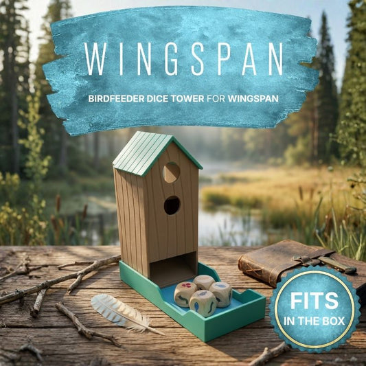 Wingspan Bird Feeder Dice Tower Upgrades & 3D Printed Accessories | DeluxyGames