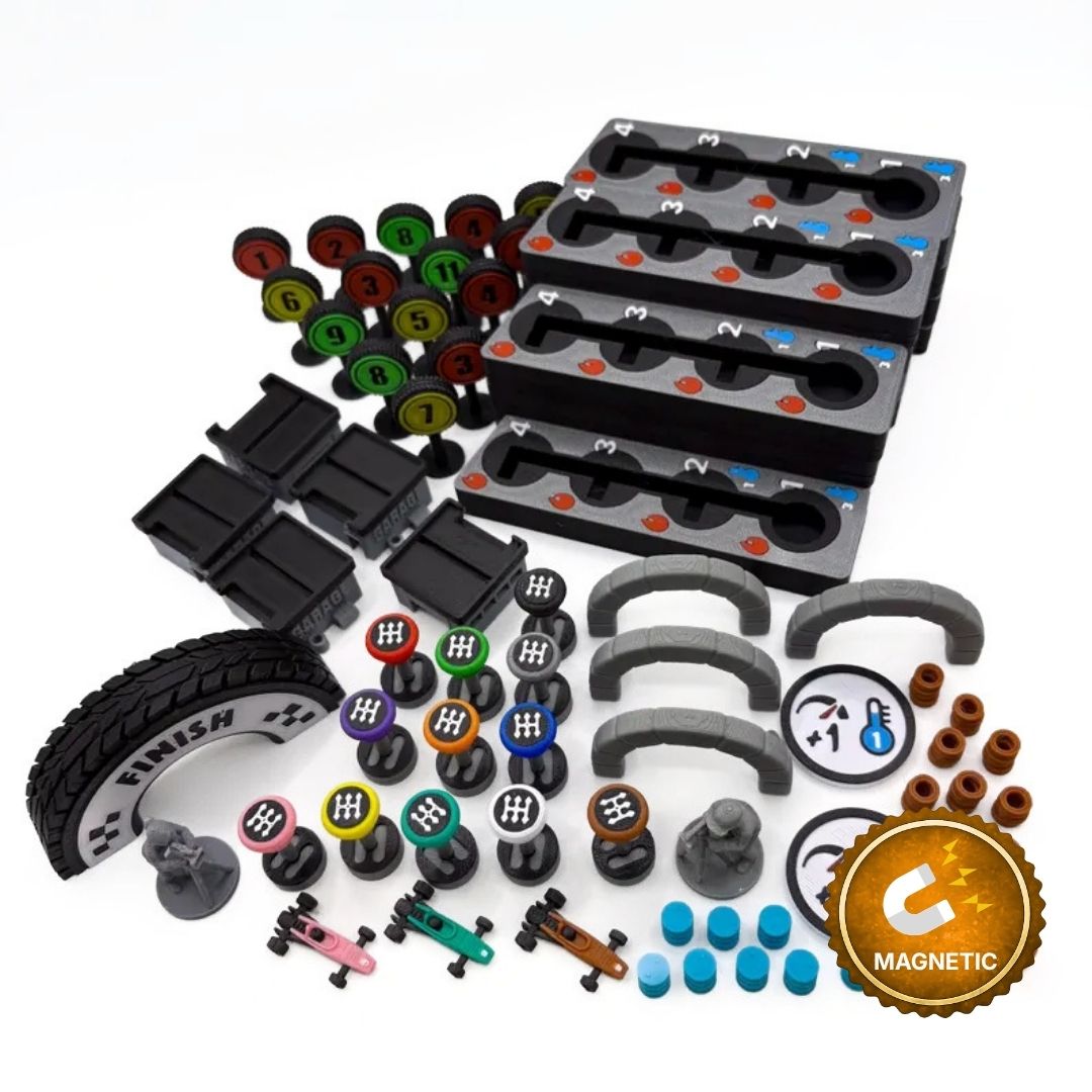 Heat: Pedal to the Metal Kit Deluxe de Accesorios y Mejora DeluxyGames Heat: Pedal to the Metal Kit Deluxe de Accesorios y Mejora DeluxyGames