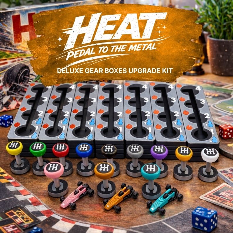 Heat: Pedal to the Metal – Gear Levers, Gearboxes & cars Upgrades & 3D Printed Accessories | DeluxyGames