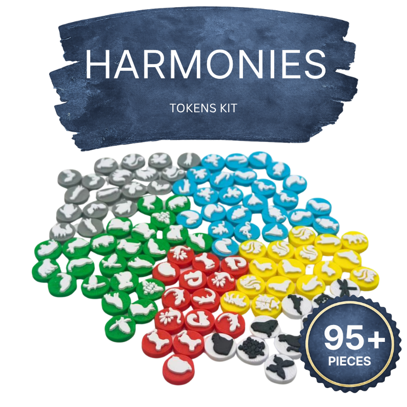 Harmonies - Animal tokens Upgrades & 3D Printed Accessories | DeluxyGames