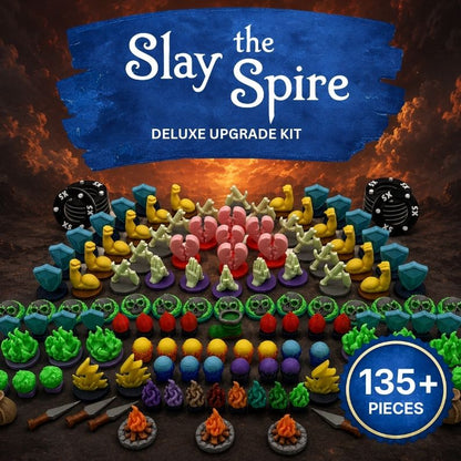 Slay the Spire and Downfall – Deluxe Upgrade Collection Upgrades & 3D Printed Accessories | DeluxyGames