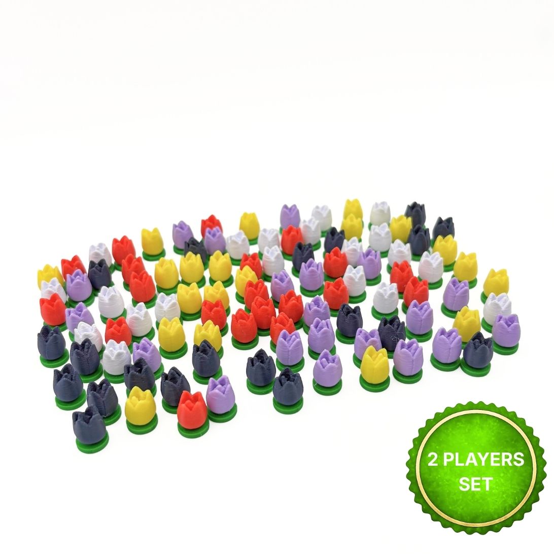 Windmill Valley Deluxe Tulip Bulbs Tokens Upgrades & 3D Printed Accessories | DeluxyGames