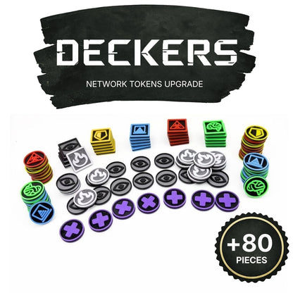 Deckers: Network Tokens Upgrade Upgrades & 3D Printed Accessories | DeluxyGames