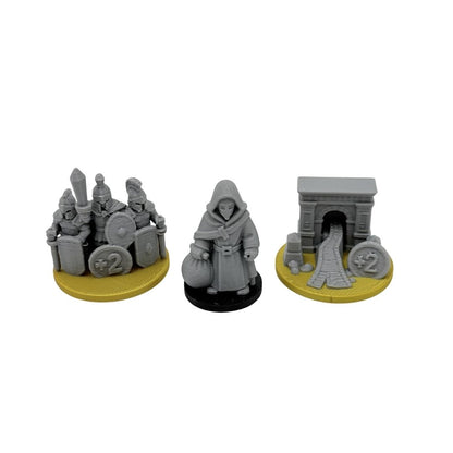Catan Special Tokens Deluxe Upgrade Set Upgrades & 3D Printed Accessories | DeluxyGames