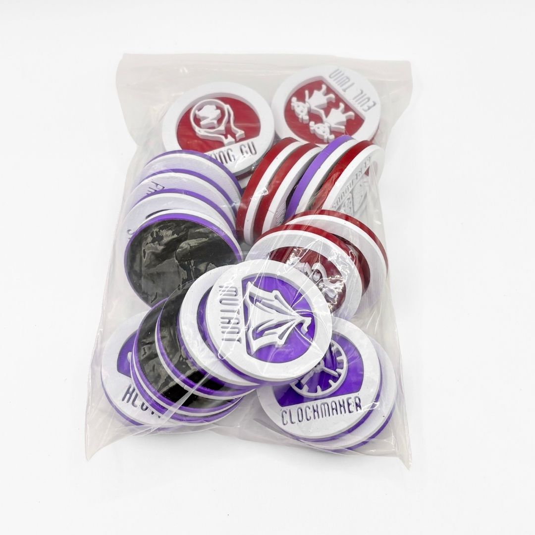 Blood On The Clocktower -  22 character tokens Upgrades & 3D Printed Accessories | Mi tienda