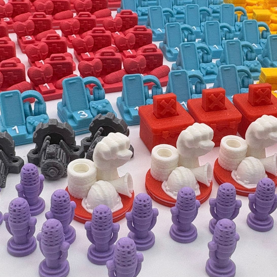 Hegemony - Deluxe 3D Resource & Token Upgrade Set Upgrades & 3D Printed Accessories | DeluxyGames