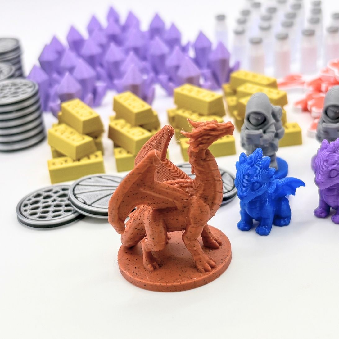 Wyrmspan Deluxe Upgrade Kit Upgrades & 3D Printed Accessories | DeluxyGames