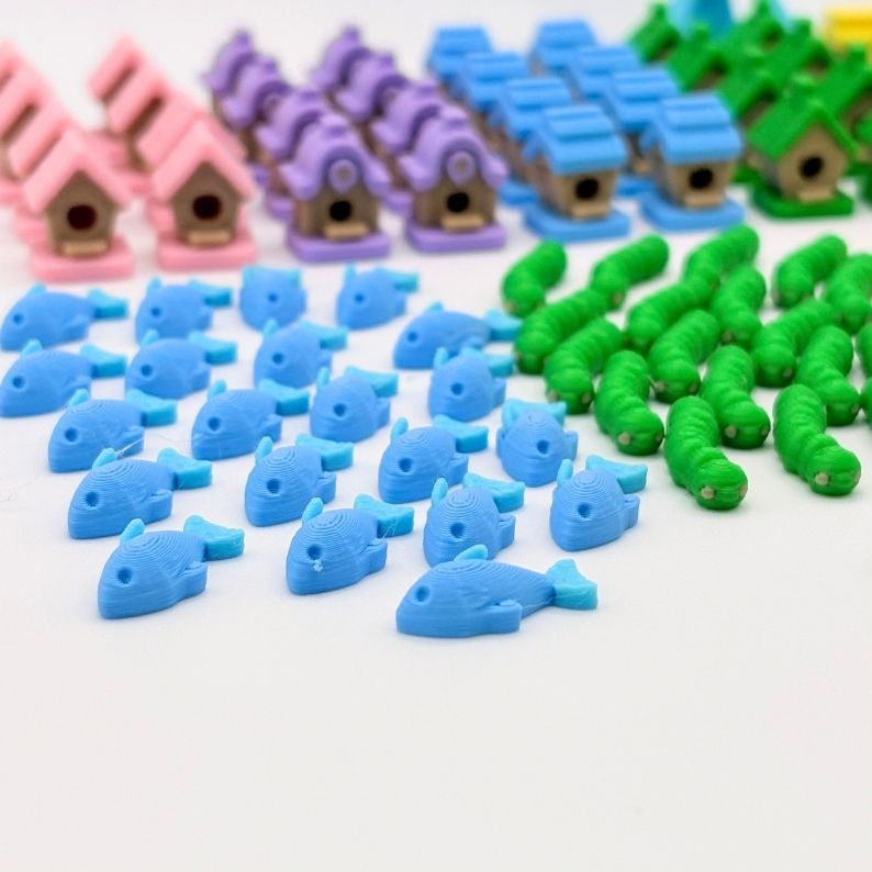 Wingspan Deluxe Upgrade Kit Upgrades & 3D Printed Accessories | DeluxyGames