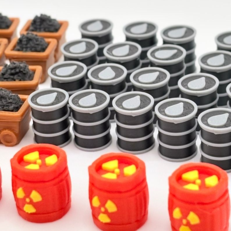 Power Grid Deluxe Upgrade Set Upgrades & 3D Printed Accessories | DeluxyGames