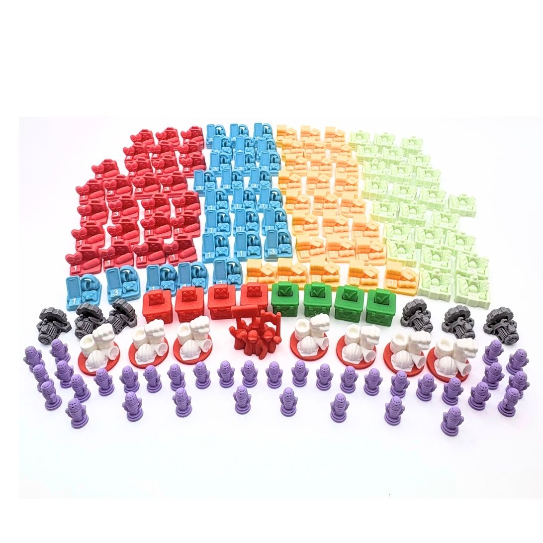 Hegemony - Deluxe 3D Resource & Token Upgrade Set Upgrades & 3D Printed Accessories | DeluxyGames