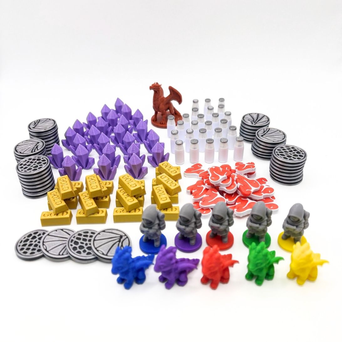 Wyrmspan Deluxe Upgrade Kit Upgrades & 3D Printed Accessories | DeluxyGames