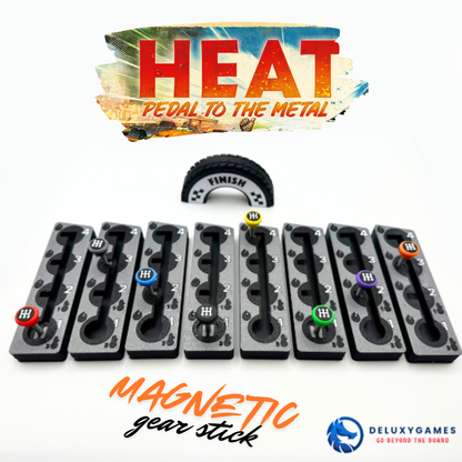 Heat: pedal to the metal, Palancas y cajas de cambio + línea de meta