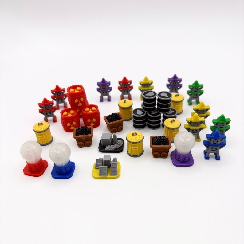 Power Grid Deluxe Upgrade Set Upgrades & 3D Printed Accessories | DeluxyGames