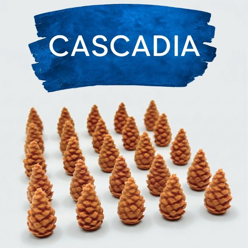 Cascadia – Nature Tokens (Set of 25) Upgrades & 3D Printed Accessories | Mi tienda