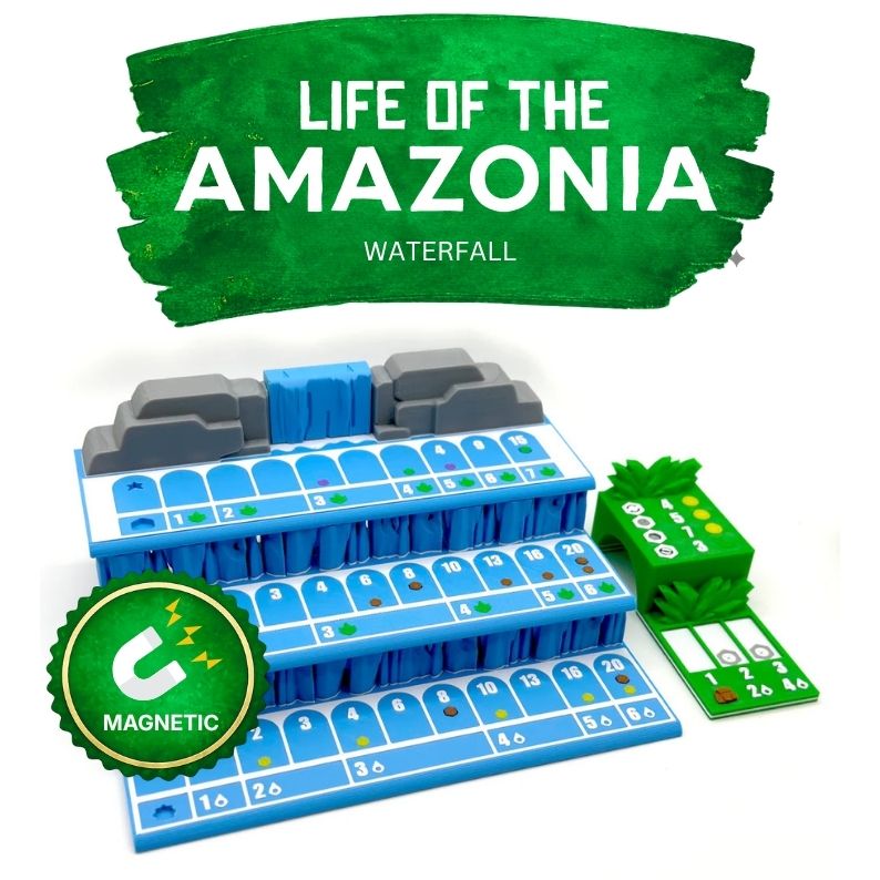 Life of Amazonia Magnetic Waterfall Upgrade Kit Upgrades & 3D Printed Accessories | DeluxyGames