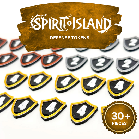 Spirit Island: Defense Tokens Upgrades & 3D Printed Accessories | DeluxyGames