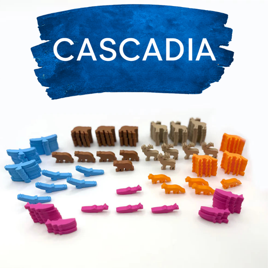 Cascadia Deluxe Animal Tokens Upgrades & 3D Printed Accessories | DeluxyGames