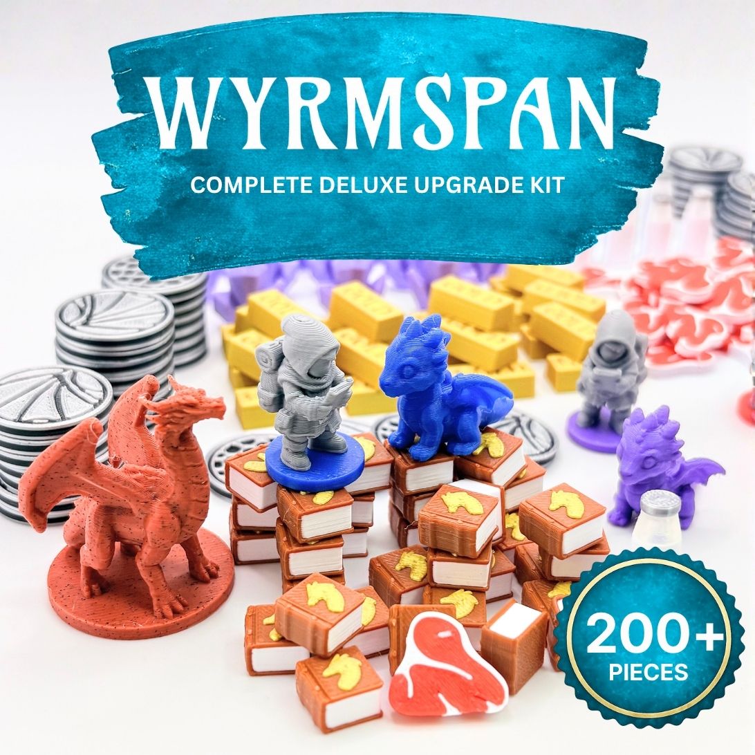 Wyrmspan Deluxe Upgrade Kit Upgrades & 3D Printed Accessories | DeluxyGames