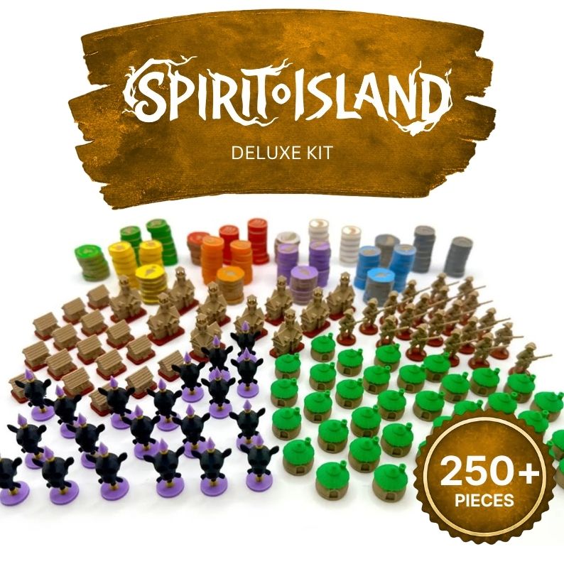 Spirit Island: Deluxe Upgrade Kit Upgrades & 3D Printed Accessories | DeluxyGames