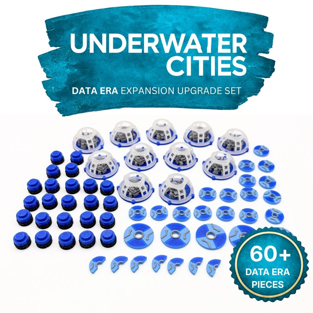 Underwater Cities: Data Era Deluxe Upgrade Kit Upgrades & 3D Printed Accessories | DeluxyGames