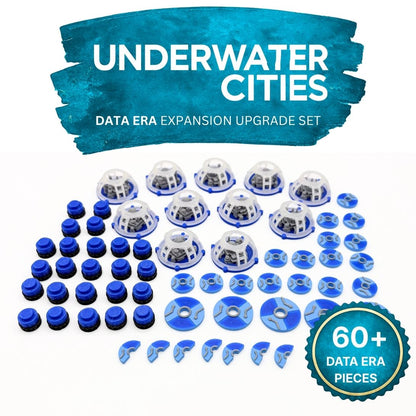 Underwater Cities: Data Era Deluxe Upgrade Kit Upgrades & 3D Printed Accessories | DeluxyGames