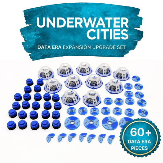 Underwater Cities: Data Era Deluxe Upgrade Kit Upgrades & 3D Printed Accessories | DeluxyGames