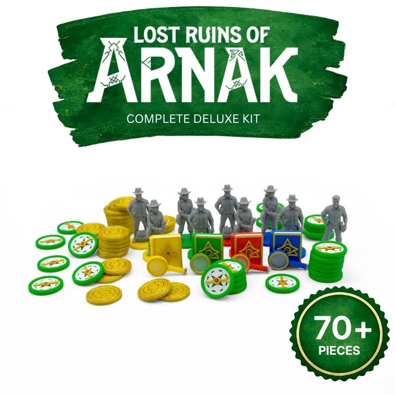 Lost Ruins of Arnak – Deluxe Upgrade Set Upgrades & 3D Printed Accessories | DeluxyGames