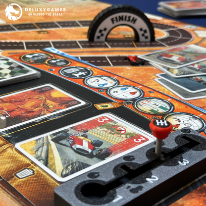 Heat: pedal to the metal, Palancas y cajas de cambio + línea de meta