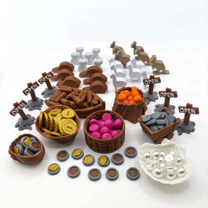 Everdell Deluxe Upgrade Kit Upgrades & 3D Printed Accessories | DeluxyGames
