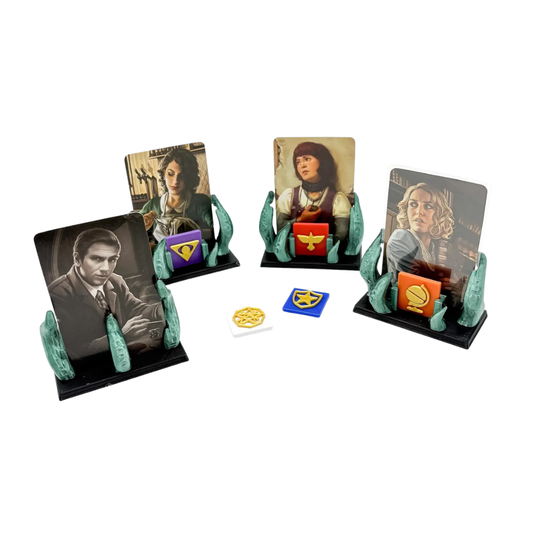 Arkham Horror LCG – Deluxe Investigator Stand Kit Upgrades & 3D Printed Accessories | DeluxyGames