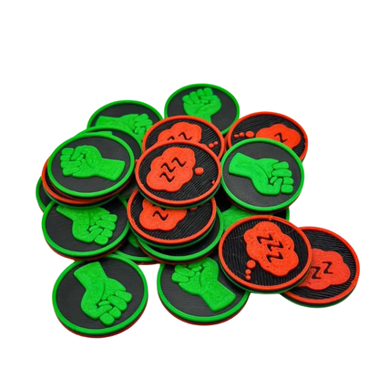 Marvel Champions: The Card Game tokens - 50 pieces Upgrades & 3D Printed Accessories | DeluxyGames