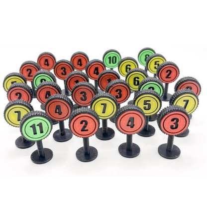 Heat: Pedal to the Metal – Reversible Speed Limit Markers Upgrades & 3D Printed Accessories | DeluxyGames