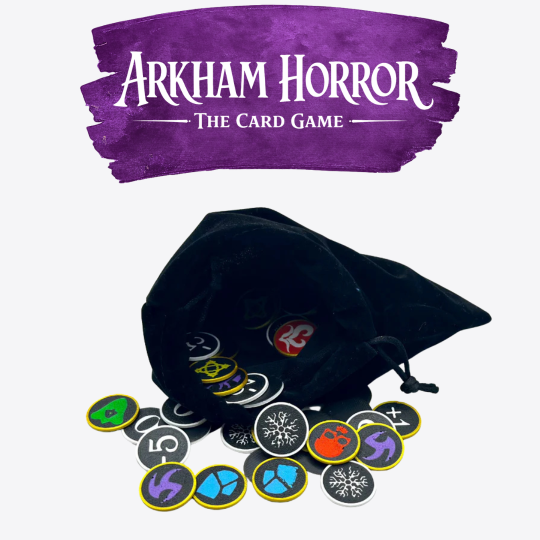 Arkham Horror LCG – Complete Chaos Bag Token Set Upgrades & 3D Printed Accessories | DeluxyGames