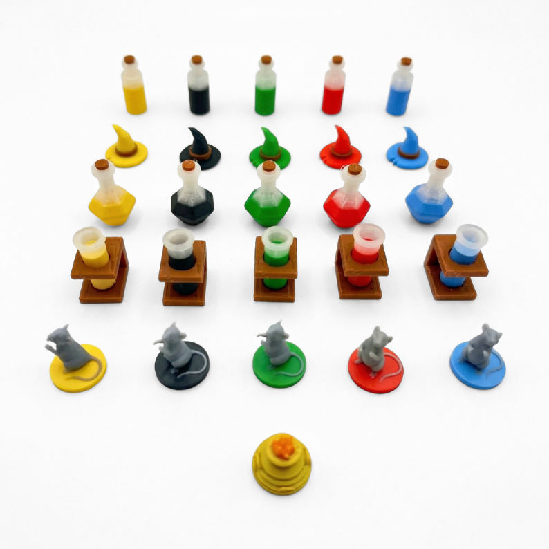 Quacks – Complete Deluxe Token Set Upgrades & 3D Printed Accessories | DeluxyGames