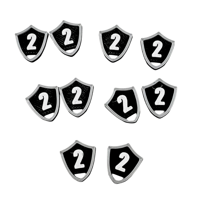 Spirit Island: Defense Tokens Upgrades & 3D Printed Accessories | DeluxyGames