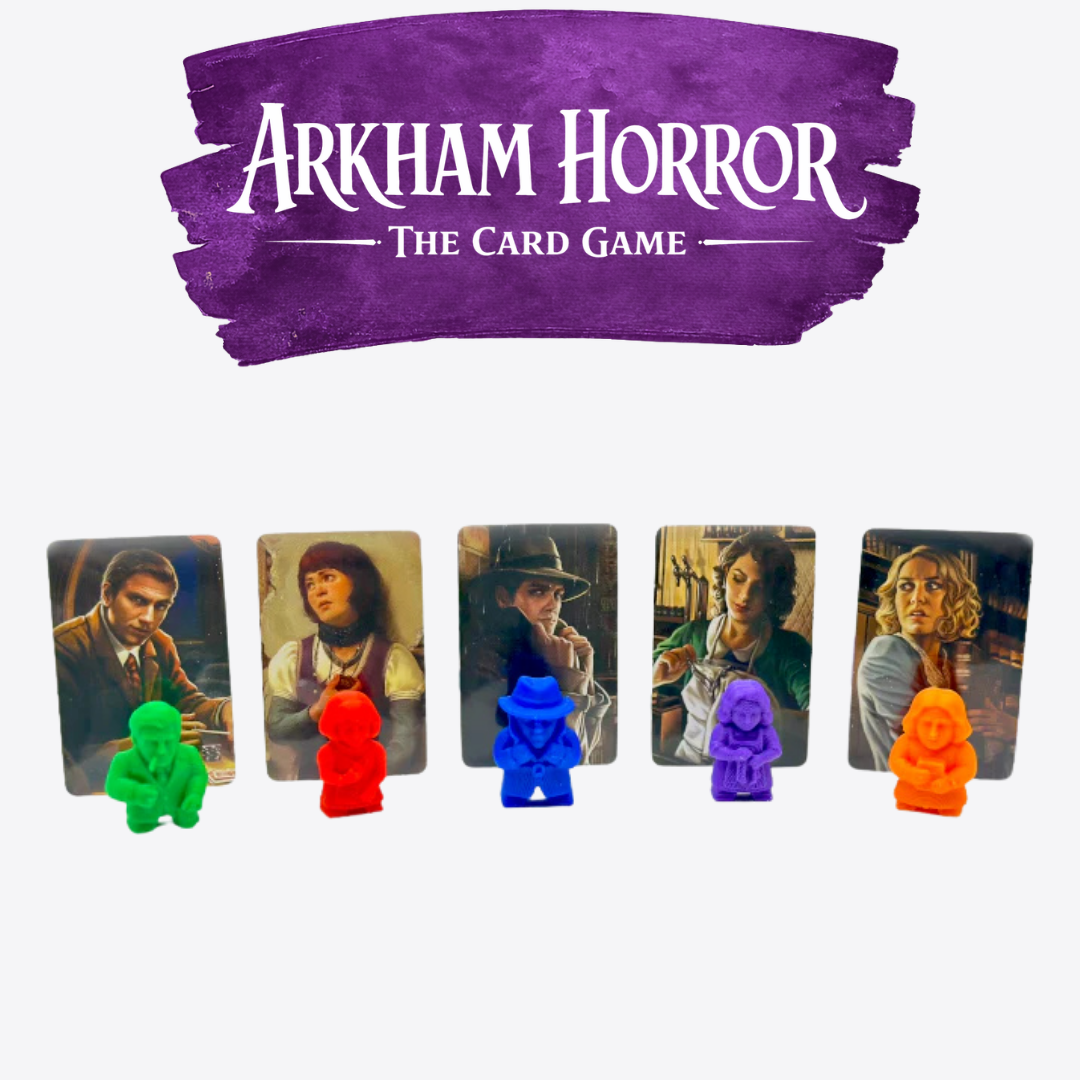 Arkham 3Deeples – Core Set Investigators for Arkham Horror LCG Upgrades & 3D Printed Accessories | DeluxyGames