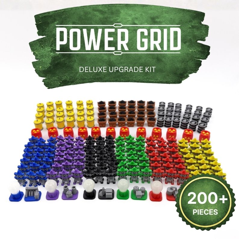Power Grid Deluxe Upgrade Set Upgrades & 3D Printed Accessories | DeluxyGames