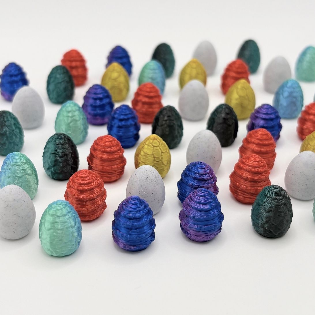 Dragon Eggs Collection Compatible with Wyrmspan | Premium Egg Tokens Upgrades & 3D Printed Accessories | DeluxyGames
