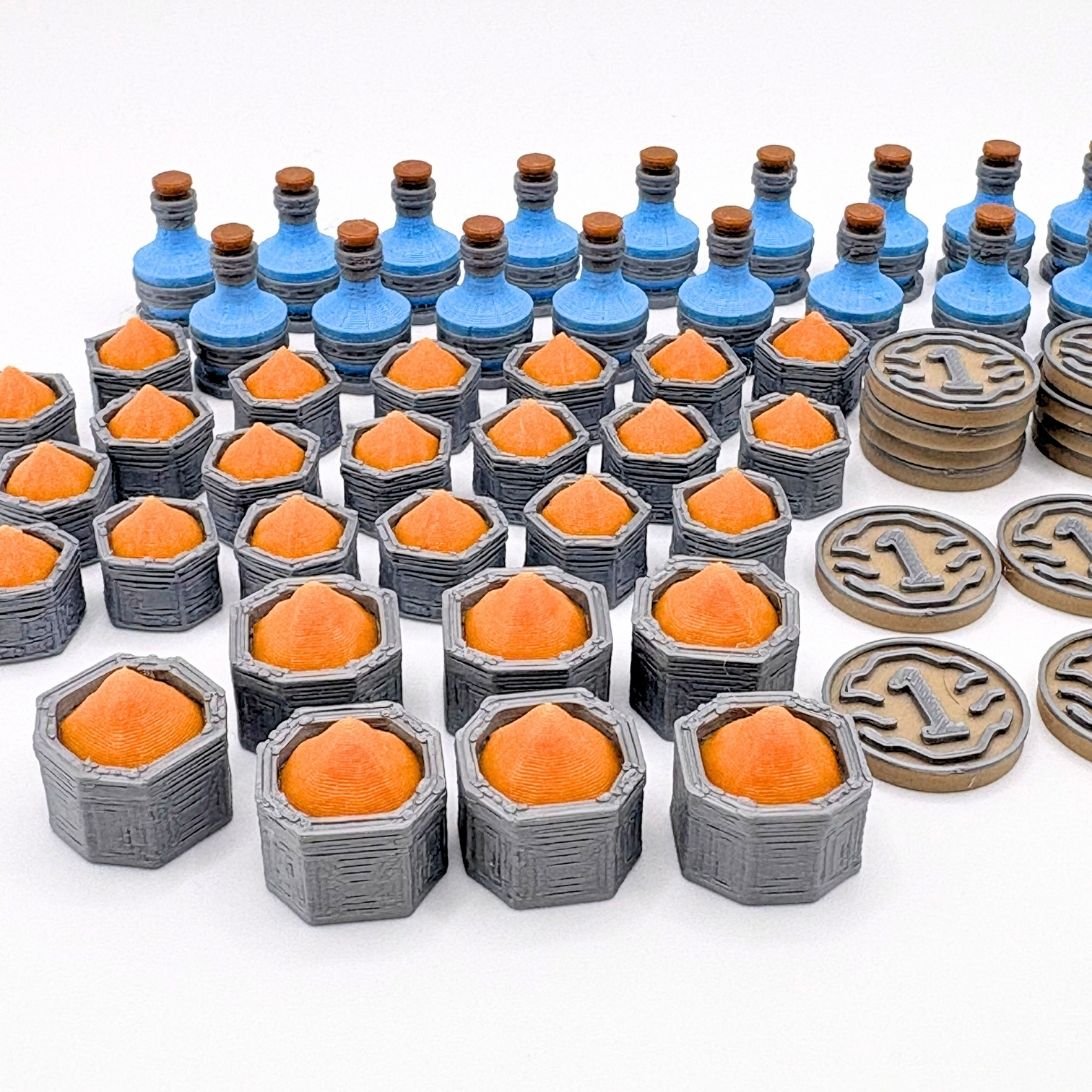 Dune Imperium & Uprising – Deluxe Upgrade Kit Upgrades & 3D Printed Accessories | DeluxyGames