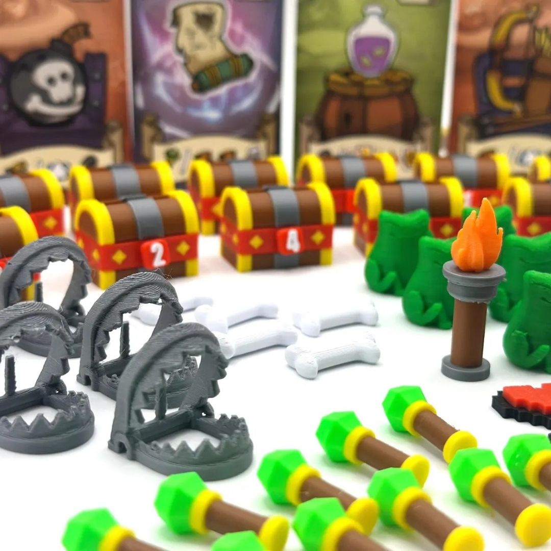Keep the Heroes Out – Treasures and resources Upgrades & 3D Printed Accessories | DeluxyGames