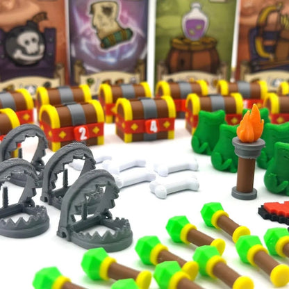 Keep the Heroes Out – Treasures and resources Upgrades & 3D Printed Accessories | DeluxyGames