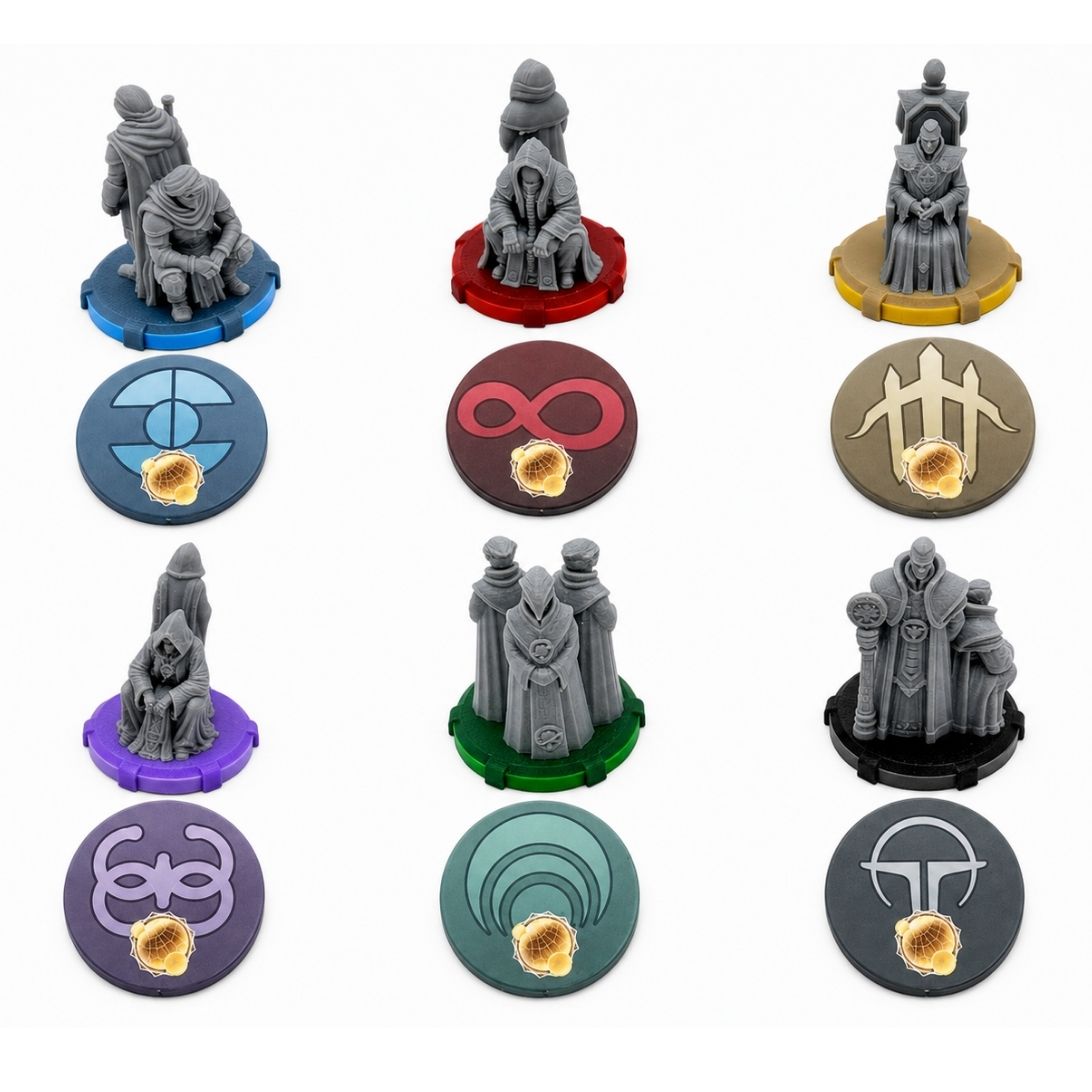 Dune Imperium Uprising Alliance Influence Tokens Upgrades & 3D Printed Accessories | DeluxyGames