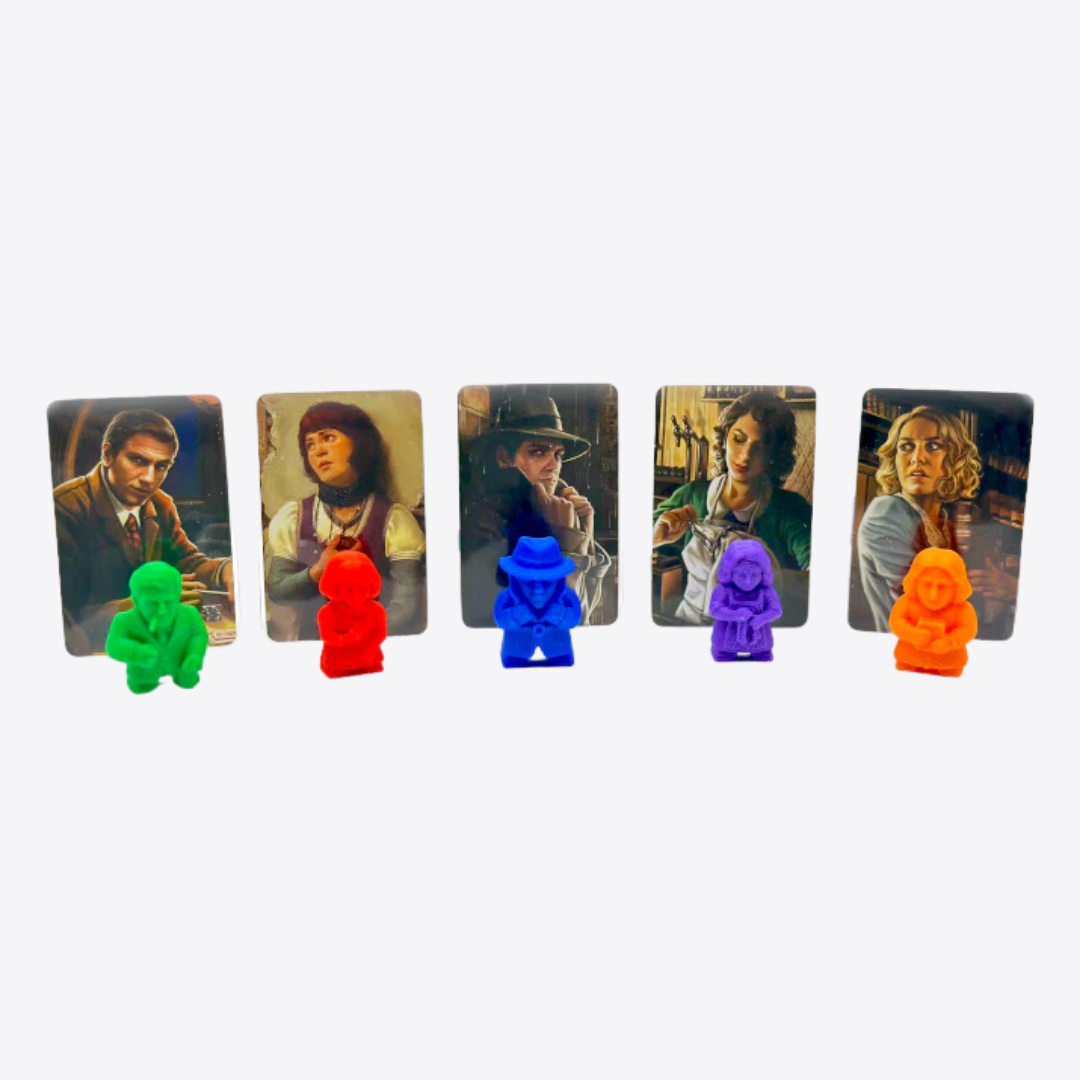 Arkham 3Deeples – Core Set Investigators for Arkham Horror LCG Upgrades & 3D Printed Accessories | DeluxyGames