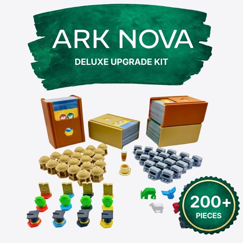 Ark Nova – Deluxe Upgrade Collection Upgrades & 3D Printed Accessories | DeluxyGames