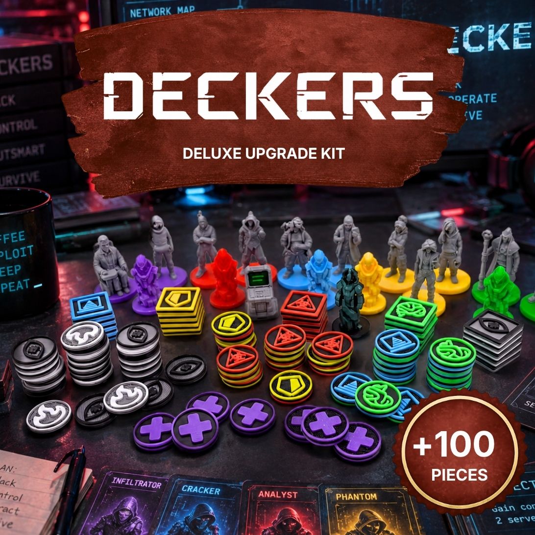 Deckers: Deluxe Upgrade Set Upgrades & 3D Printed Accessories | DeluxyGames