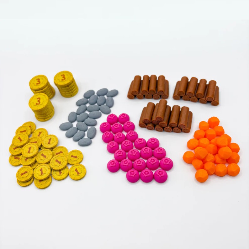 Everdell Deluxe Upgrade Kit Upgrades & 3D Printed Accessories | DeluxyGames