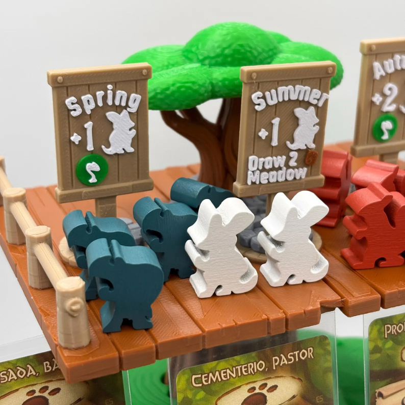 Everdell Deluxe Ever Tree Upgrade Upgrades & 3D Printed Accessories | DeluxyGames