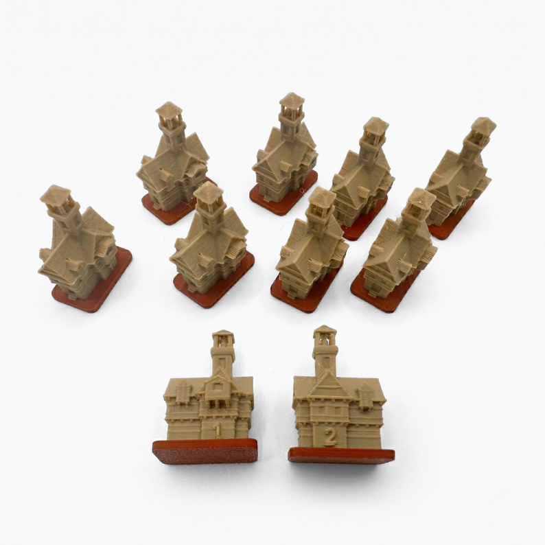 Spirit Island: Invaders Enemies Deluxe Upgrade Set Upgrades & 3D Printed Accessories | DeluxyGames