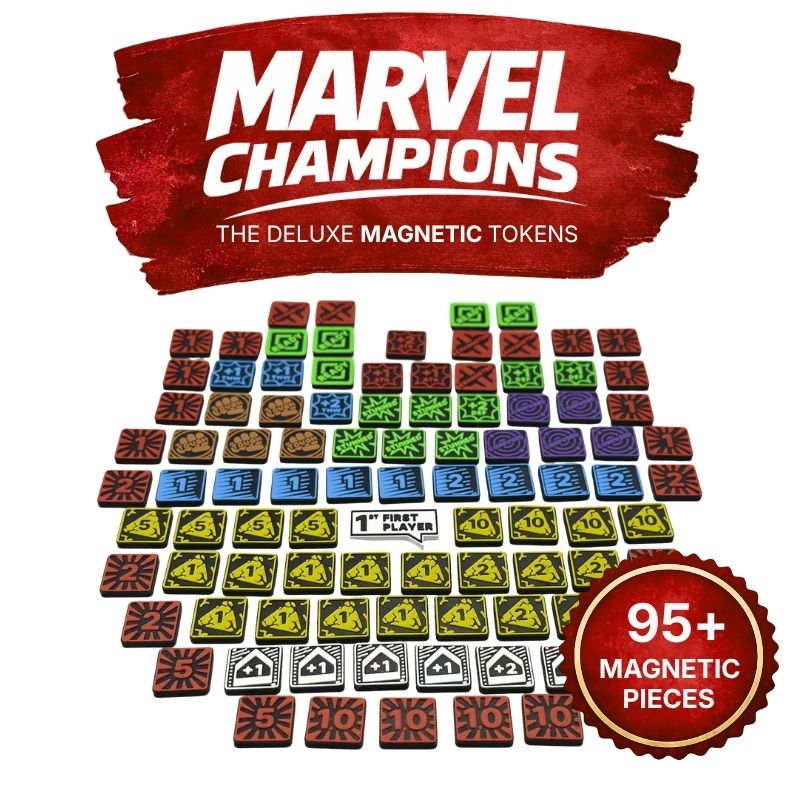 Marvel Champions LCG – Premium Token Set Upgrades & 3D Printed Accessories | DeluxyGames